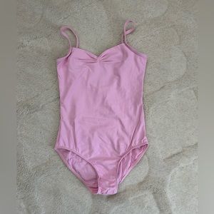 Wear Moi “Abbie” pink camisole leotard 12/14 child